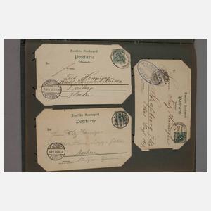 Konvolut Ganzsachen/Vorläufer Kaiserreich