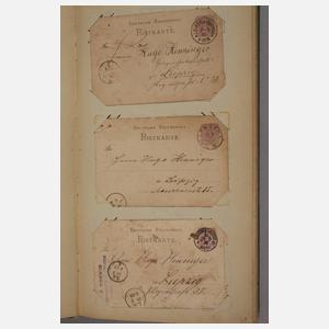 Konvolut Ganzsachen/Vorläufer Kaiserreich