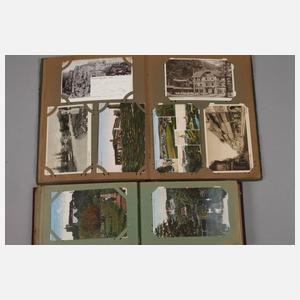 Zwei Ansichtskartenalben Harz