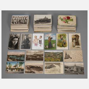 Konvolut Postkarten