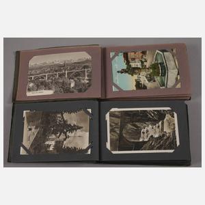 Drei Ansichtskartenalben Schweiz und Tirol