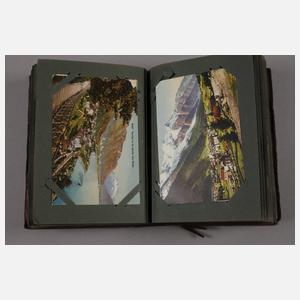 Drei Ansichtskartenalben Schweiz und Tirol