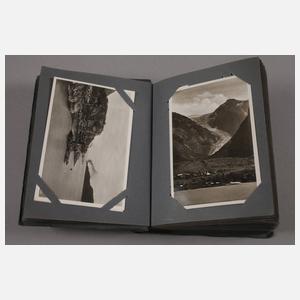 Drei Postkartenalben alle Welt