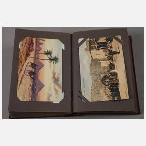 Drei Postkartenalben alle Welt