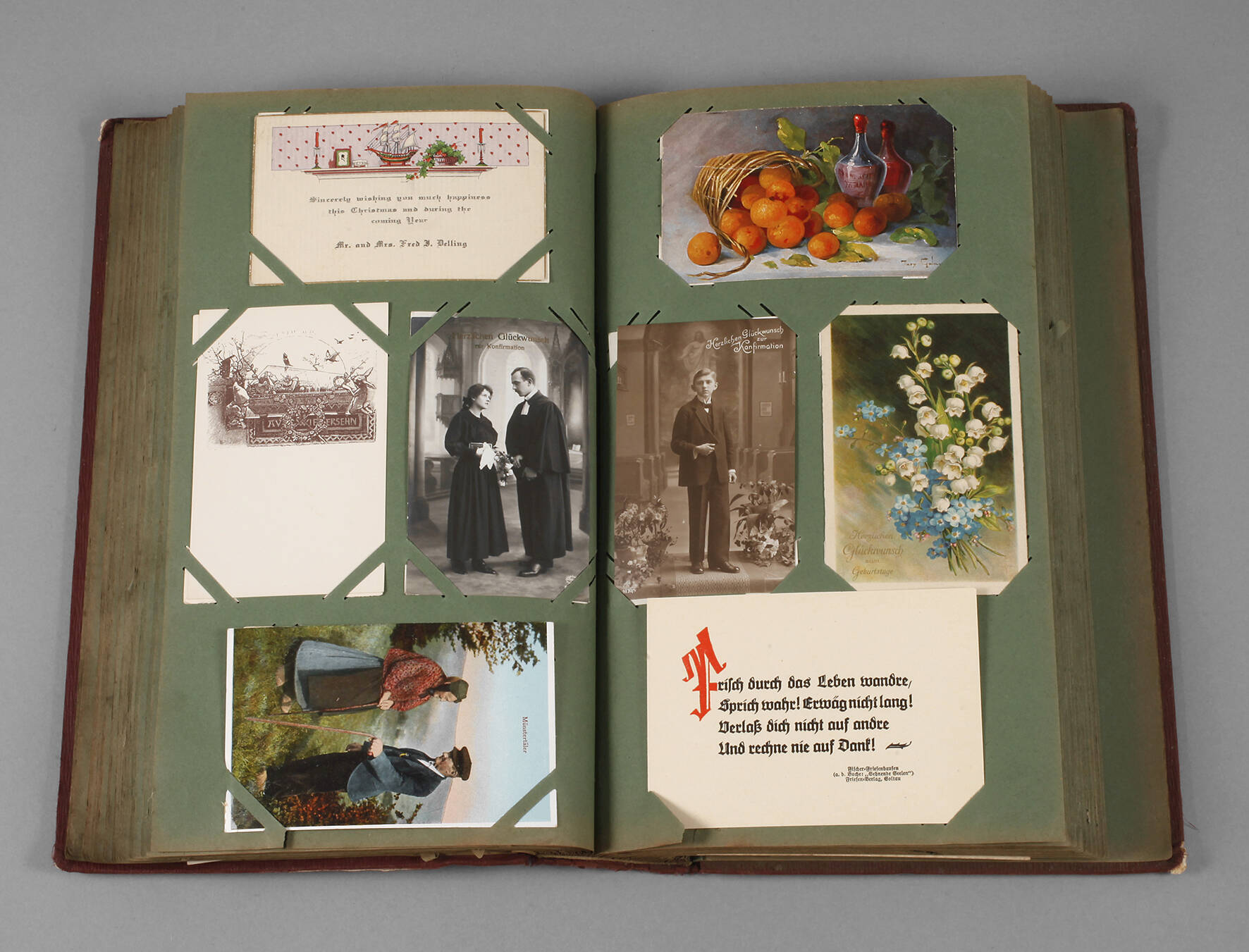 Postkartenalbum Motive/Kitsch