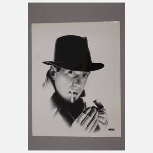 Vier Fotos Humphrey Bogart