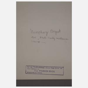 Vier Fotos Humphrey Bogart