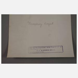 Vier Fotos Humphrey Bogart