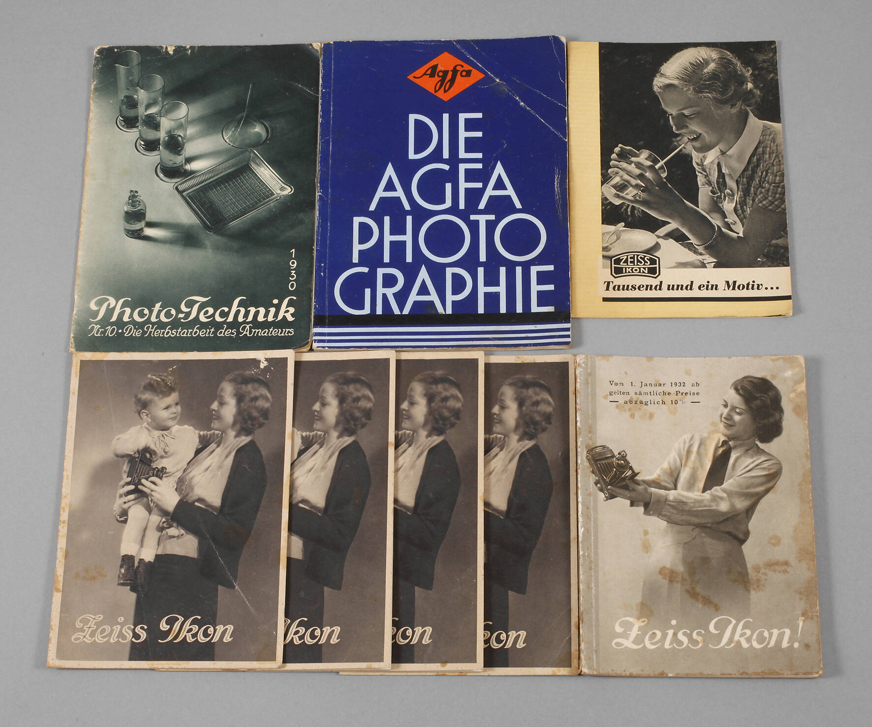 Konvolut Prospekte Zeiss Ikon