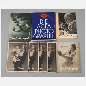 Konvolut Prospekte Zeiss Ikon