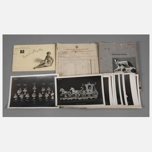 Konvolut Verkaufskataloge Porzellan Thüringen