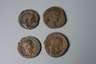 Vier römische Münzen