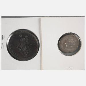 Zwei Münzen der Flavier