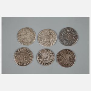 Konvolut 1/16 Taler Schleswig-Holstein