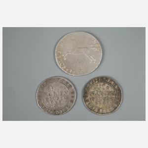 Drei Münzen Braunschweig