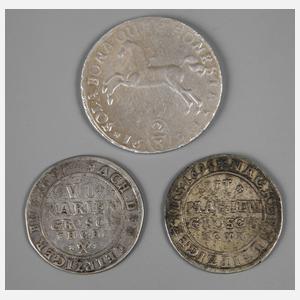 Drei Münzen Braunschweig