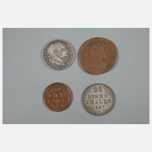 Konvolut Münzen 17.–19. Jh.