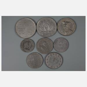 Konvolut Zinnabschläge