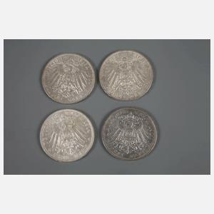 Konvolut 3 Mark Hamburg