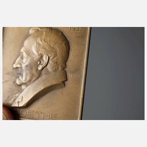 Ede Telcs, Plakette Goethe