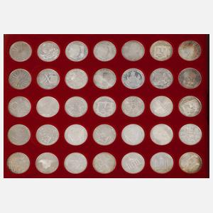 Sammlung 10 DM Sondermünzen