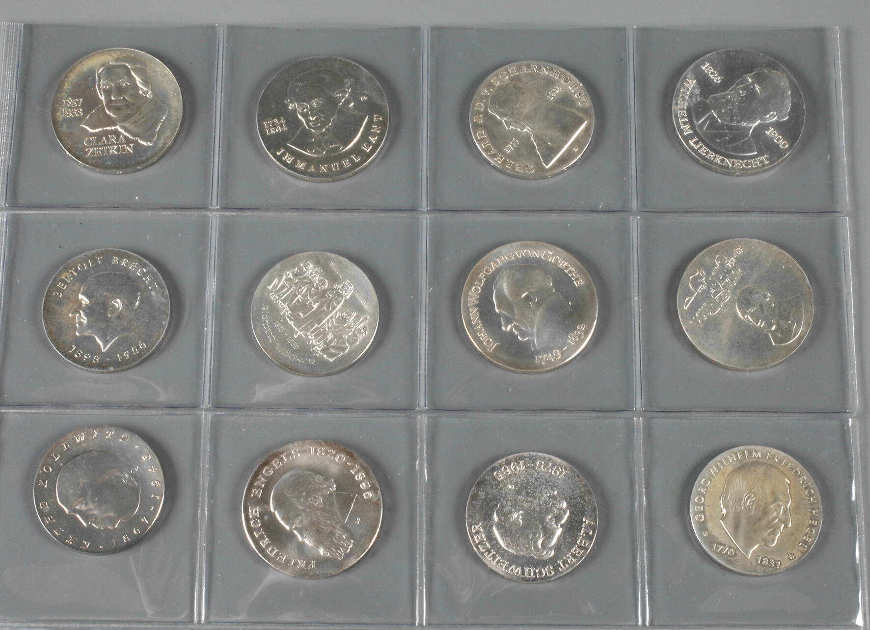 Konvolut DDR Silbermünzen