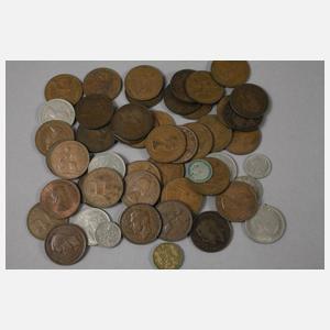 Großes Konvolut Kleinmünzen 20. Jh.