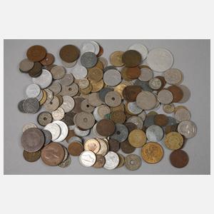 Großes Konvolut Kleinmünzen 20. Jh.