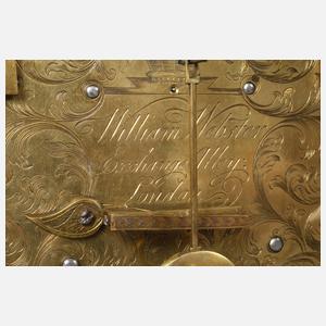 Stutzuhr mit Carillon William Webster