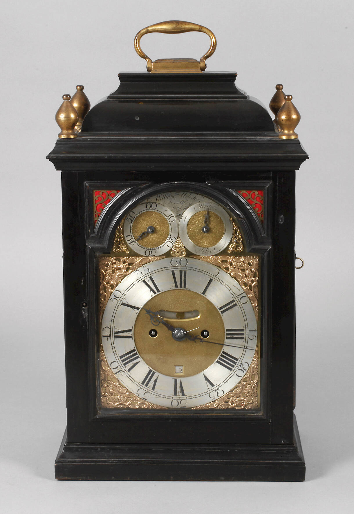 Stutzuhr mit Carillon William Webster