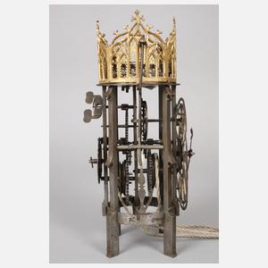 Seltene gotische Stuhluhr