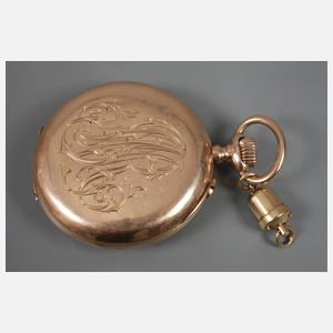 Taschenuhr Gold mit Diebstahlsicherung