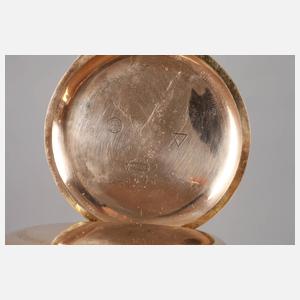 Taschenuhr Gold mit Diebstahlsicherung