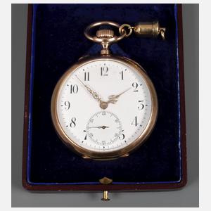 Taschenuhr Gold mit Diebstahlsicherung