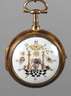 Seltene Freimaurer-Spindeluhr