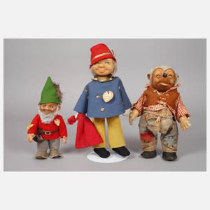 Steiff Konvolut Figuren