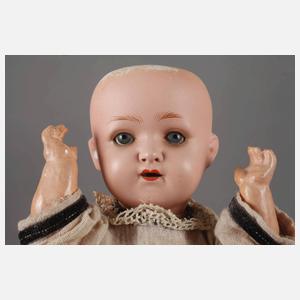 Heubach kleine Porzellankopfpuppe