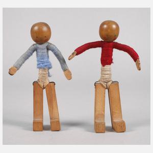 Paar Flexi-Holzpüppchen