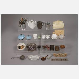 Puppenküche mit Zubehör