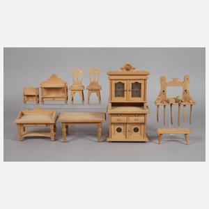 Möbelgarnitur für die Puppenküche
