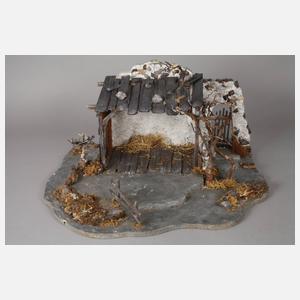 Alpenländische Weihnachtskrippe