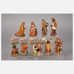 Alpenländische Weihnachtskrippe