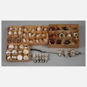Konvolut Christbaumschmuck