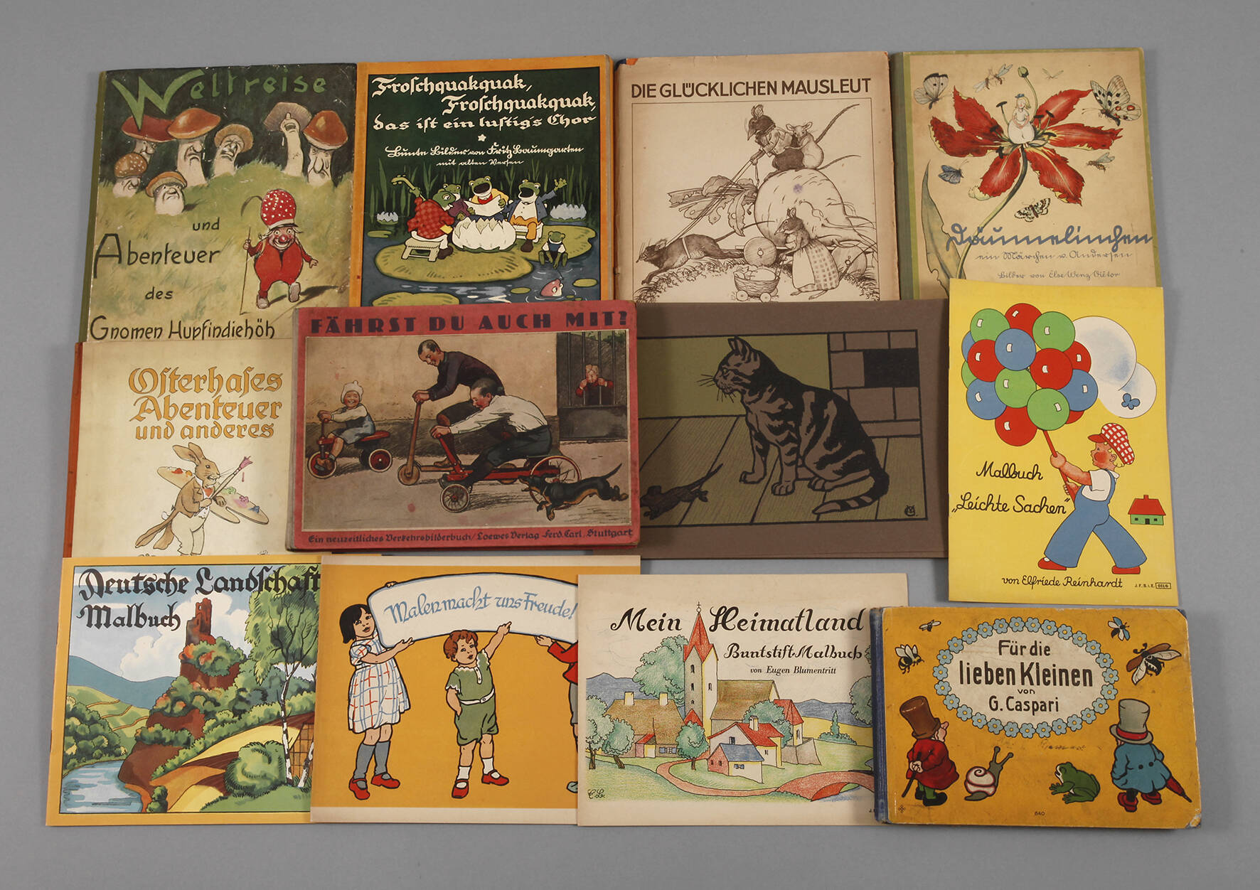 Konvolut Kinderbücher und Ausmalhefte