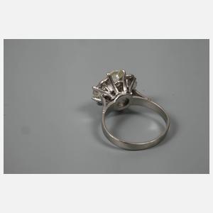 Damenring mit Diamanten von ca. 3,3 ct