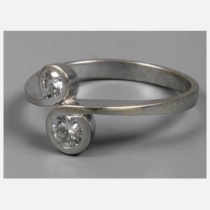 Damenring mit Brillant