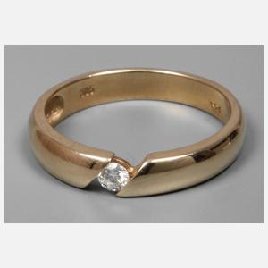 Damenring mit Brillant