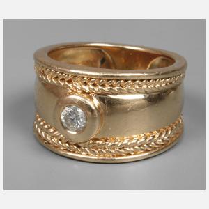 Damenring mit Brillant