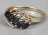 Damenring mit Saphiren und Diamanten