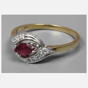 Damenring mit Rubin